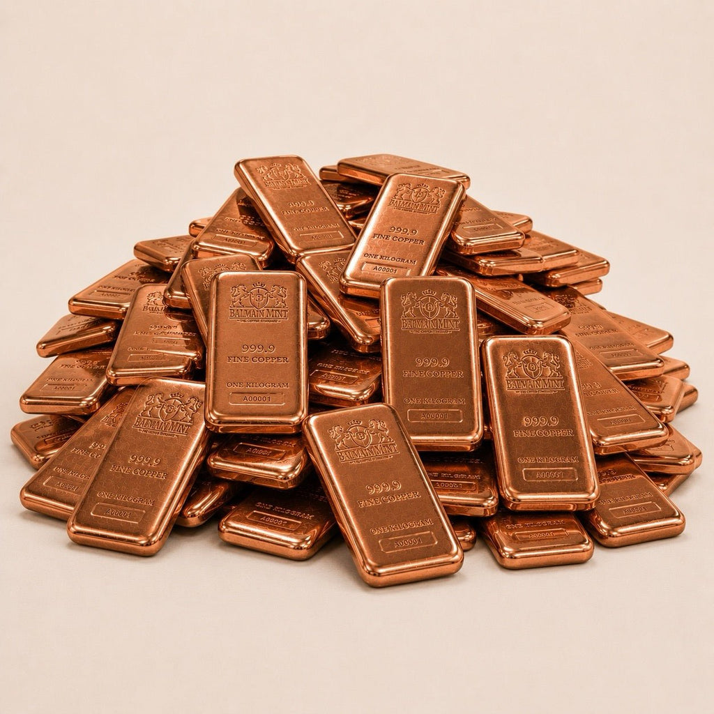 Heritage Copper Bullion Bar - Limited Edition - Balmain Mint