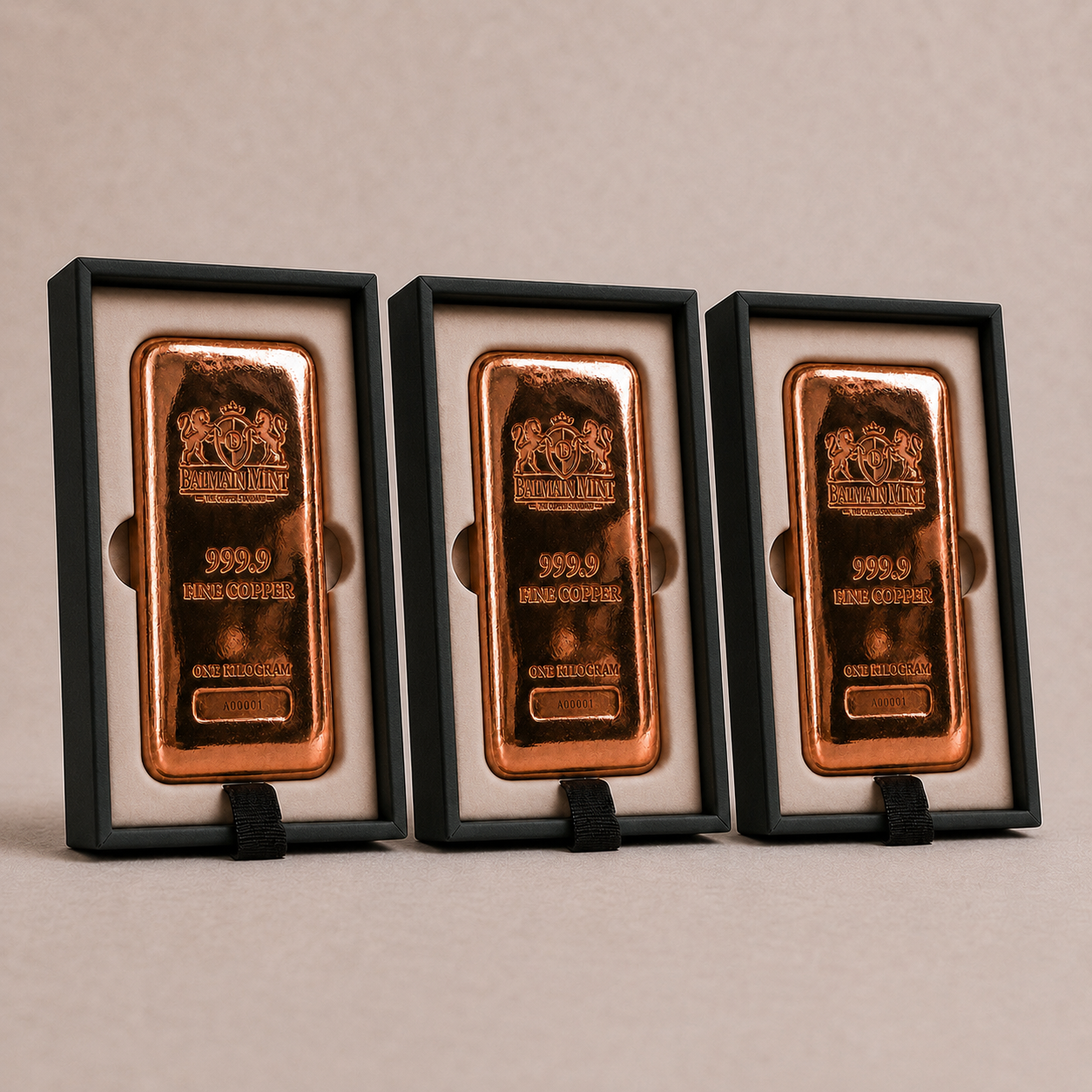 3kg - Heritage Copper Bullion Bar