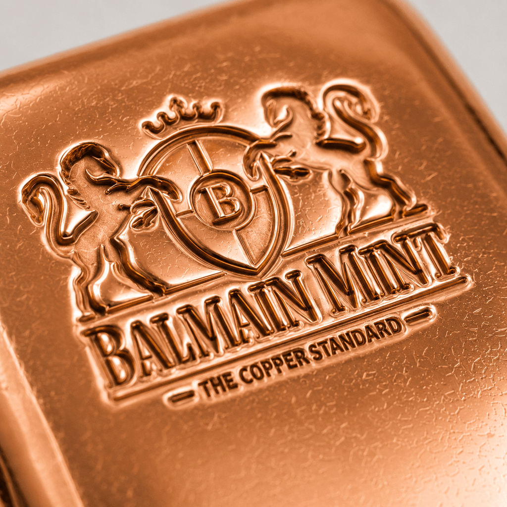 Heritage Copper Bullion Bar - Limited Edition - Balmain Mint