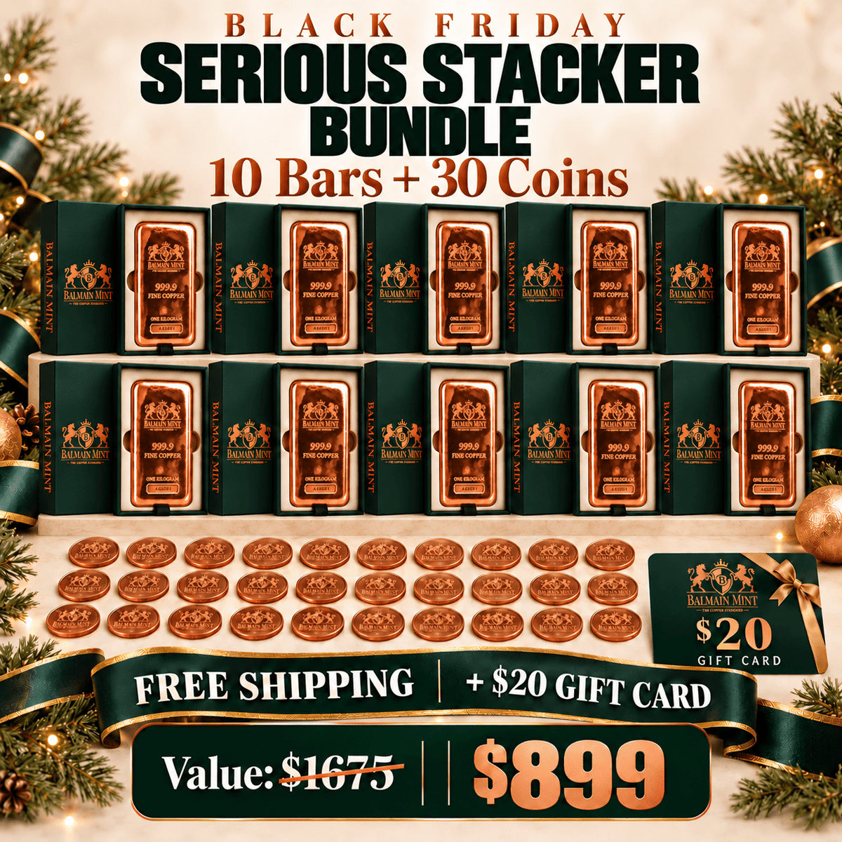 Serious Stacker Bundle - Balmain Mint