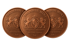 1oz Balmain Mint Copper Coins - 3 Pack - Balmain Mint