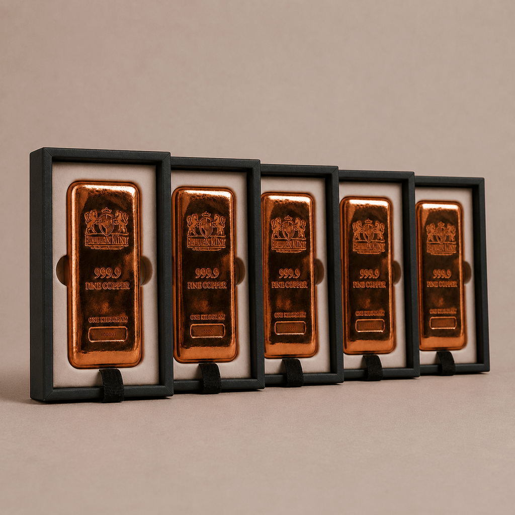 5kg - Heritage Copper Bullion Bar - Balmain Mint